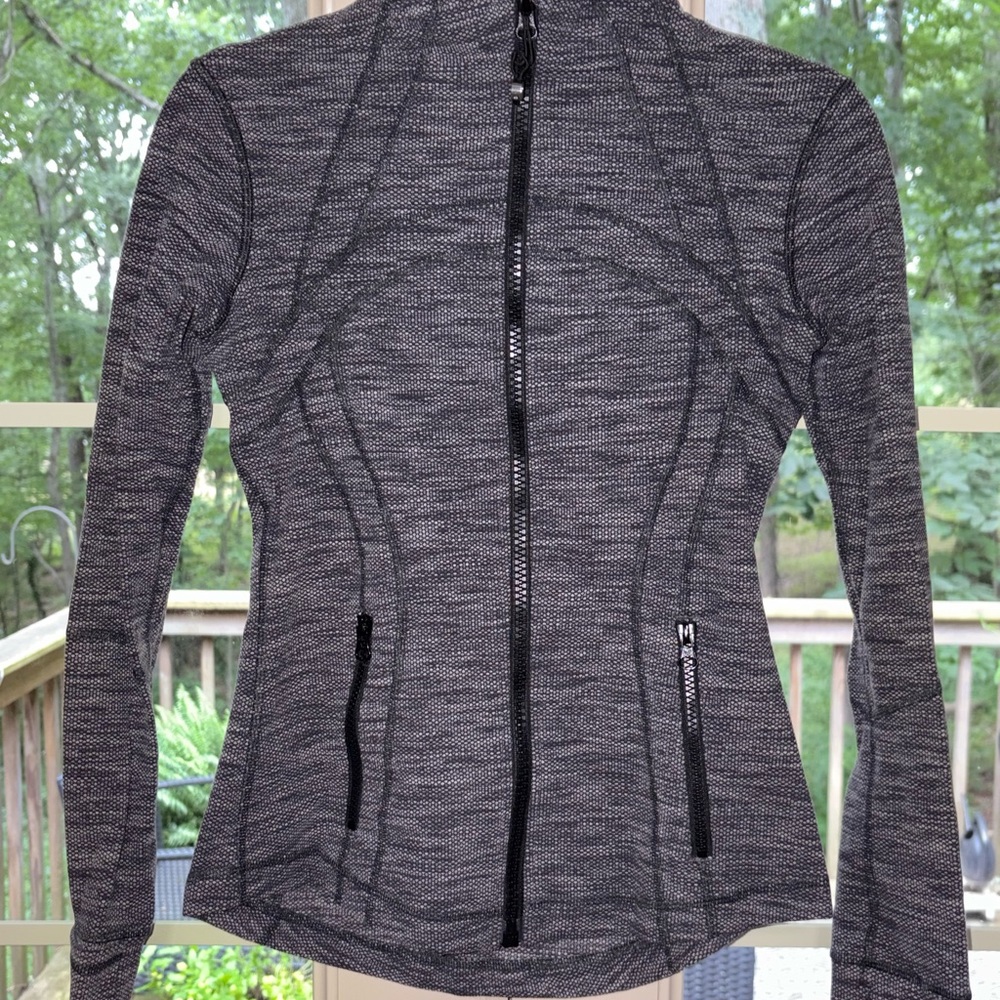 Lululemon Athletica Gray Utility Jacket with Technical Fabric